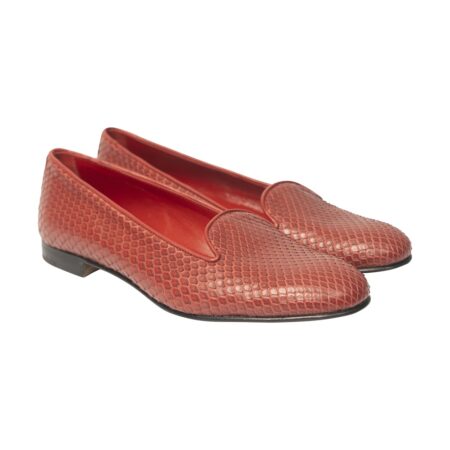 Moccasins in  Genuine Python, Custom-Made