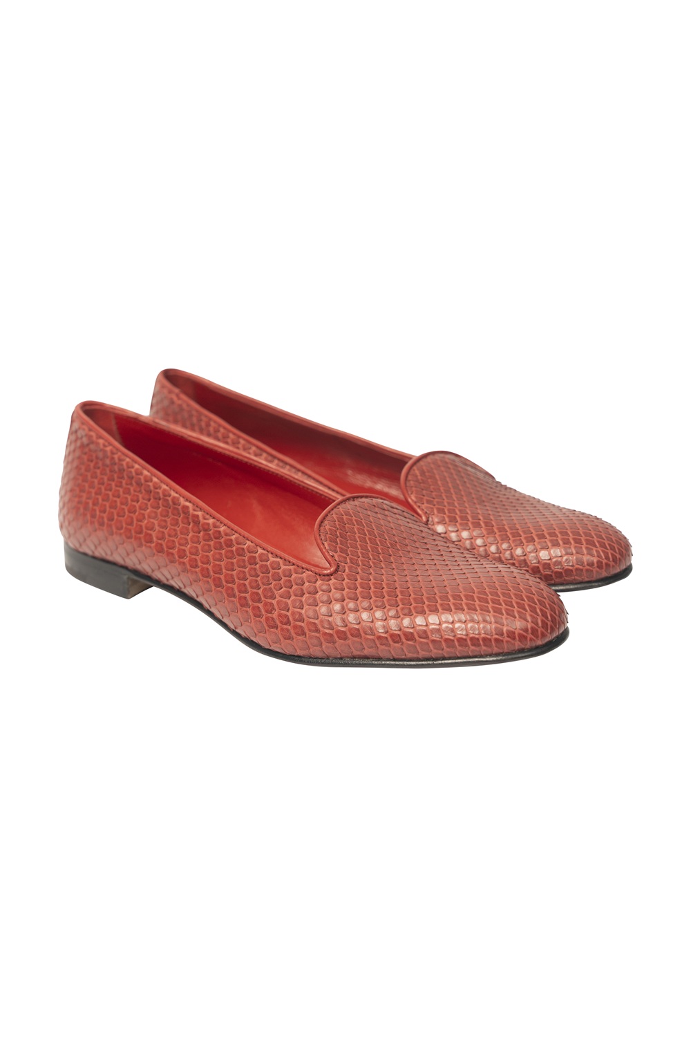 Moccasins in  Genuine Python, Custom-Made