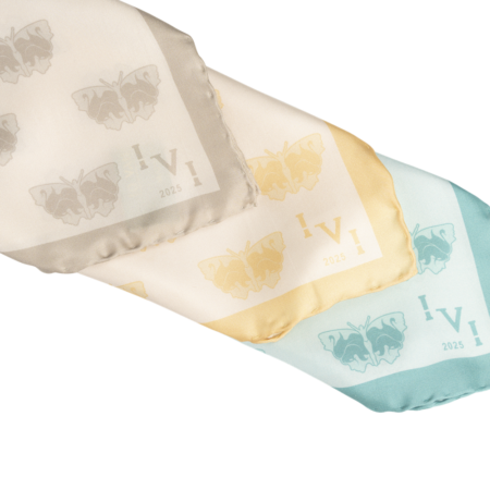 Luxury Silk Scarf with Elegant Print