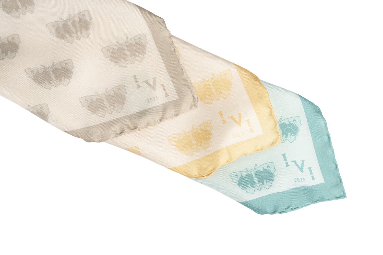 Luxury Silk Scarf with Elegant Print